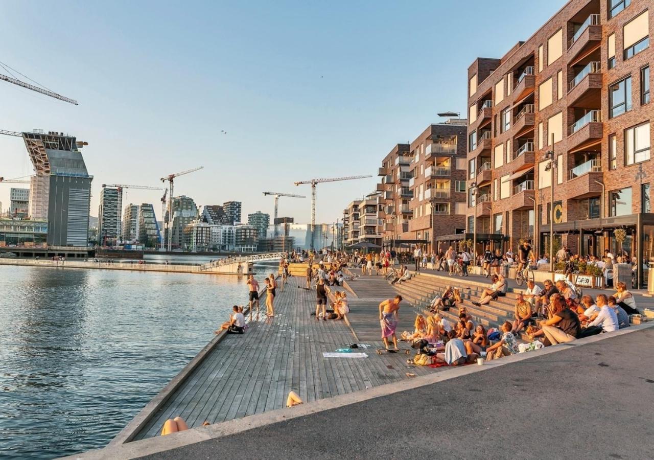 Seaside Apt - 2 Sunny Balconies - Modern - 6 Pax Oslo Exterior photo